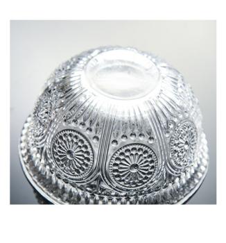 Großhandel B2B Servier Glas Schüssel Schale schönes Muster 6pcs